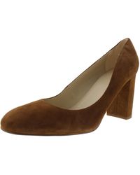 Marc Fisher - Isabelle Suede Round Toe Dress Heels - Lyst