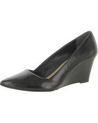 Franco Sarto - Frankie Leather Slip On Wedge Heels - Lyst