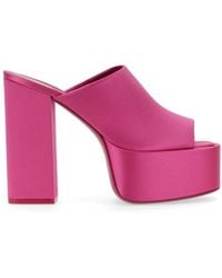 Paris Texas - Sasha Open-Toe Mules With Wide Strap - Lyst