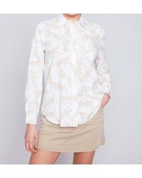 Charlie b - Button Down Top - Lyst