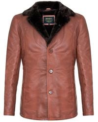Infinity Leather - Reefer Blazer Jacket -Pablo - Lyst