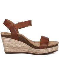 Aetrex - Sydney Wedge Sandals - Lyst