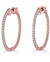 Monary 14k Gold Earrings With 1.12 Ct. Diamonds - Multicolor