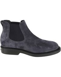 Hogan - H704 Elastic Side Panel Chelsea Ankle Boots - Lyst