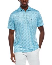 Tailorbyrd - Hole-In-One Printed Performance Polo Shirt - Lyst