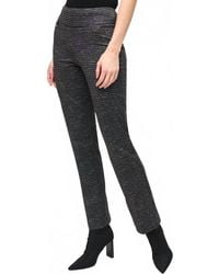 Joseph Ribkoff - Heavy Knit Houndstooth Print Pull On Pant - Lyst