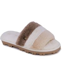 Nautica - Chyler Faux Fur Padded Insole Slide Sandals - Lyst