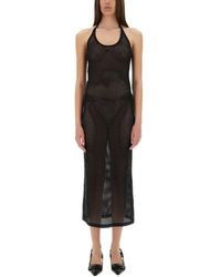 Courreges - Holistic Long Dress Cotton - Lyst