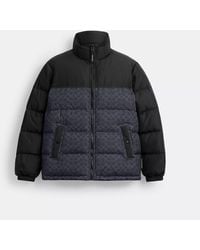 COACH - Signature Down Jacket - Lyst