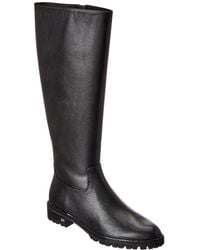 Stuart Weitzman - City Zip Leather Knee-High Boot - Lyst