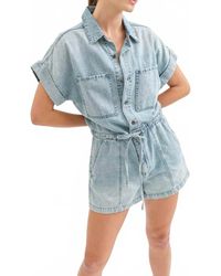 DAZE - Surfside Romper - Lyst