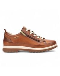 Pikolinos - Brandy Leather Laces & Zipper Trainers - Lyst