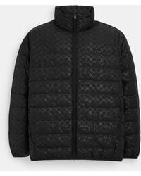 COACH - Lightweight Down Puffer Jacket - Lyst