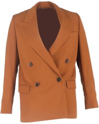 Acne Studios - Double-Breasted Blazer With Pockets - Lyst