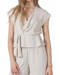 Dex Clothing - Drapey Wrap Top - Lyst