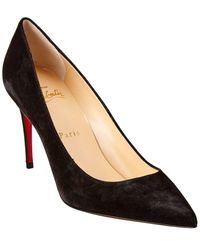 Christian Louboutin - Kate 85 Suede Pump - Lyst
