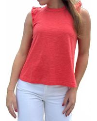 Sundry - Solid Ruffle Cami - Lyst