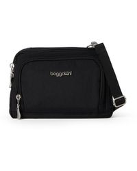 Baggallini - Triple Zip Small Crossbody Bag With Front Wallet - Lyst