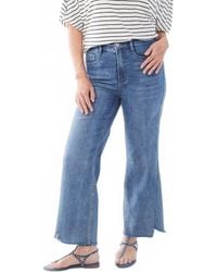 Fdj - Suzanne Wide Ankle Denim Jeans - Lyst