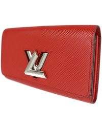 Louis Vuitton - Twist Leather Wallet (pre-owned) - Lyst