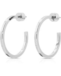 Eklexic - 1" Ava Hoop Earrings - Lyst