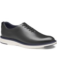 Johnston & Murphy - Upton One-Piece Perfed Plain Toe Dress Casual Lace-Up Shoe - Lyst