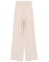 Fabiana Filippi - Wide-Leg Pants With Drawstring Waist - Lyst