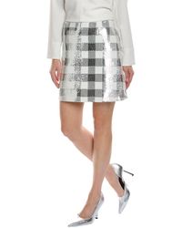 Carolina Herrera - Sequin Mini Skirt - Lyst