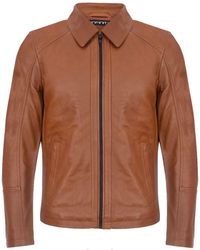 Infinity Leather - Smart Classic Harrington Leather Jacket-New York - Lyst