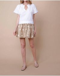 Sofia - Melanie Cotton Skirt - Lyst