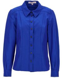 Carolina Herrera - Cotton And Viscose Blend Tailored Shirt - Lyst