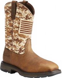 Ariat - Sand Camo Steel-Toe Patriot Western & Work Boots - Lyst