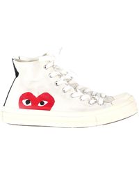 Comme des Garçons - Play X Converse Chuck 70 High-Top Heart Sneakers - Lyst