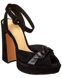Alexandre Birman - Pepitta 120 Suede Platform Sandal - Lyst