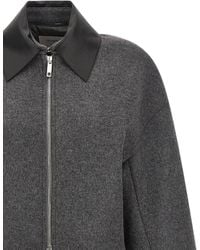 Sportmax - Virgin Wool Full-Length Jacket - Lyst