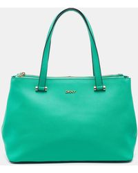 DKNY - Saffiano Leather Double Zip Tote - Lyst