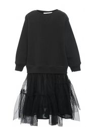 Sea - Girl's Rory Tulle Sweatshirt Dress - Lyst