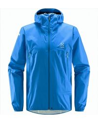 Haglöfs - Streamlined Front-Zip Lightweight Jacket With Attached Hood - Lyst
