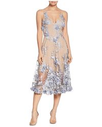 Dress the Population - Audrey Embroidered Sleeveless Semi-formal Dress - Lyst