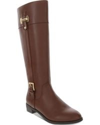 Karen Scott - Deliee 2 Faux Leather Riding Boots - Lyst