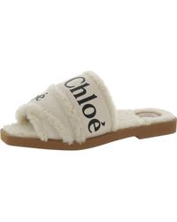 Chloé - Signature Slip-on Slide Sandals - Lyst