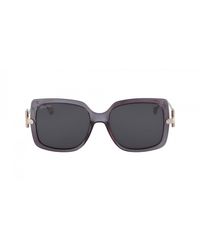 Ferragamo - Salvatore Sf 913s 057 55mm Square Sunglasses - Lyst