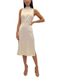 Sam Edelman - Tie Neck Long Cocktail And Party Dress - Lyst