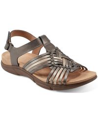 Easy Spirit - Mave Leather Strappy Slingback Sandals - Lyst