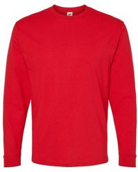 Hanes - Essential-t Long Sleeve T-shirt - Lyst