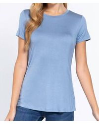 Active Basic - Eliza Cotton Jersey Top - Lyst