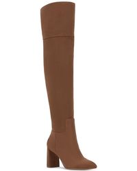 Jessica Simpson - Akemi Faux Suede Pointed Over-the-knee Boots - Lyst