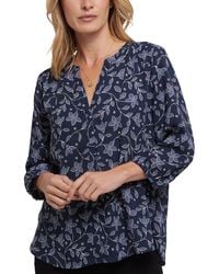 NYDJ - Pintuck Blouse - Lyst