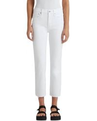 Edwin - Bree Crop Straight Mid Rise Jeans - Lyst