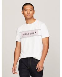 Tommy Hilfiger - Hilfiger Stripe Flag Logo T-shirt - Lyst